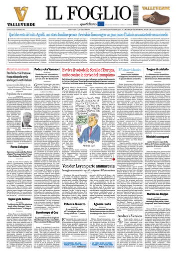 Prima-pagina-il foglio-messina-edizione-di-oggi-28-11-2024